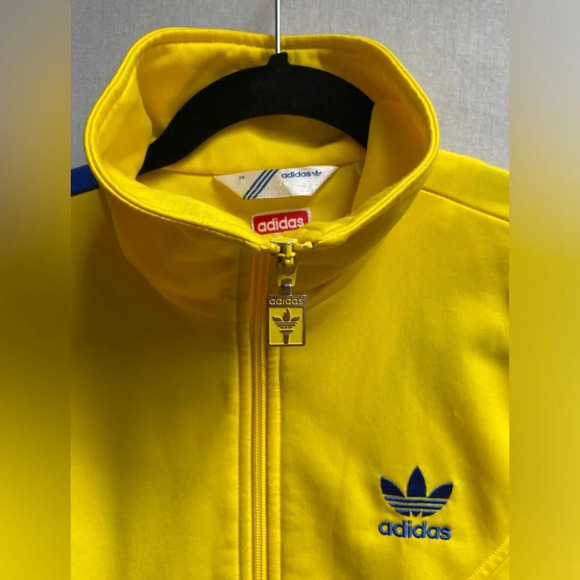 Adidas Brazil Track full zip jacket Sz 38/ M - Picture 7 of 12